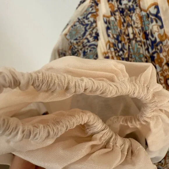 Zimmermann Printed Plissé-Organza Mini Dress - Picture 6 of 10